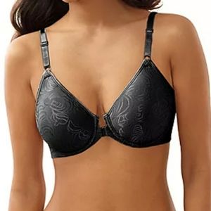 BALI black front clasp bra size 42DD